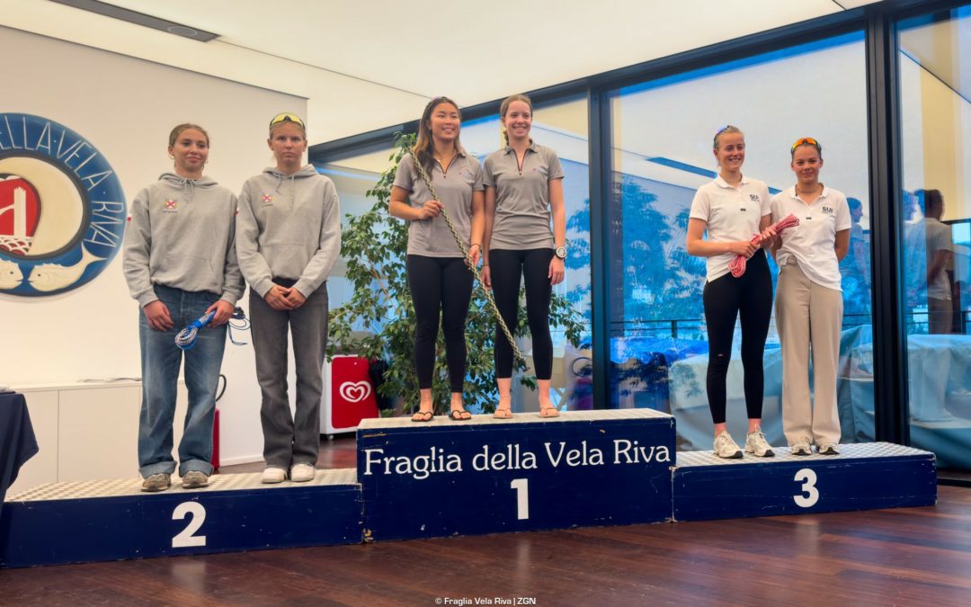 香港29er代表隊麥曉彤和Emily Polson於意大利加爾達湖舉行的29er Eurocup奪獎！